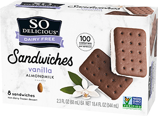 Vanilla Sandwich Almondmilk Frozen Dessert