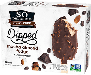 Mocha Almond Fudge Bar with Almondmilk