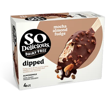 Mocha Almond Fudge Bar with Almondmilk