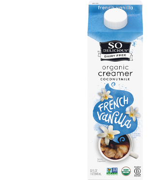 So Delicious Dairy-Free french vanilla creamer in 32oz.