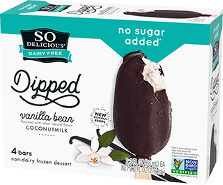 So Delicious Coconut Milk Minis Bar - Vanilla