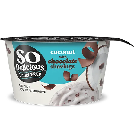So Delicious Dairy Free Coconut with Chocolate Shavings Coconut Yogurt Alternative