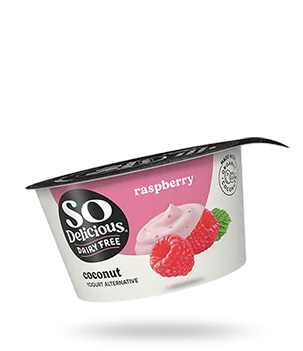 Raspberry Coconutmilk Yogurt