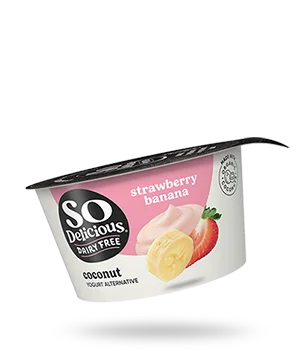 Strawberry Banana Coconutmilk Yogurt