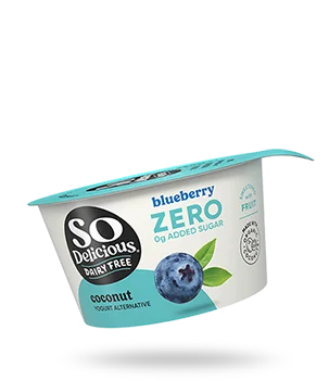 0g added sugar* blueberry
