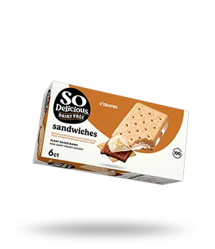 So Delicious Dairy Free Plant-based Blend Blend Smores Dessert Sandwich