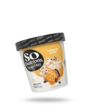 So Delicious Frozen Dessert Cashewmilk Bananas Foster Pint